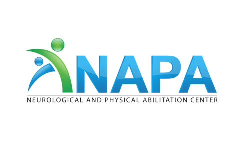 Logo for a therapy service that help children with special needs, NAPA