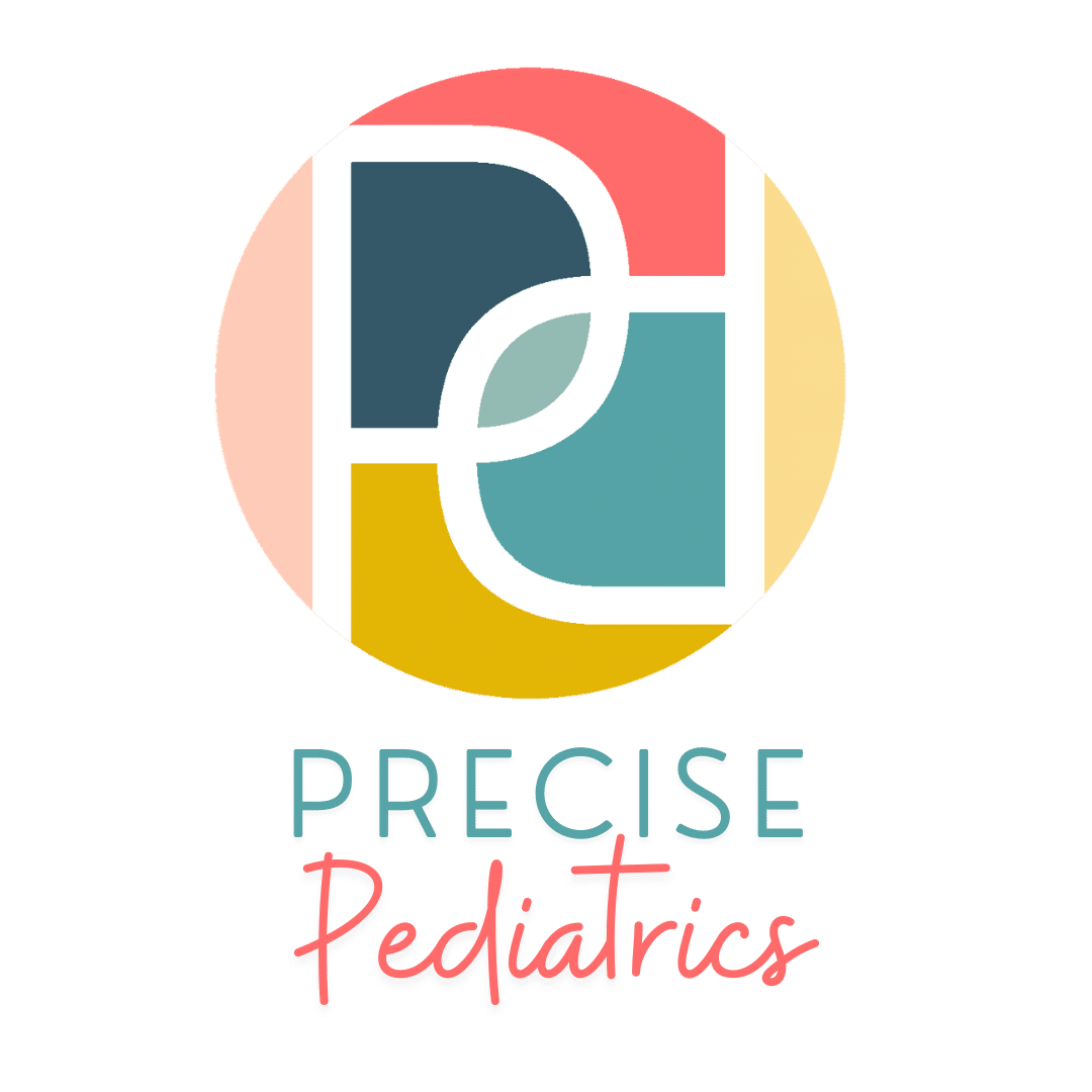 Logo for an integrative and holistic approaches to treat a person, Precise Pediatrics