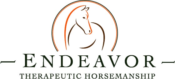Logo for an equine-assisted therapy for children ages 18 months+, Endeavor Therapeutic Horsemanship