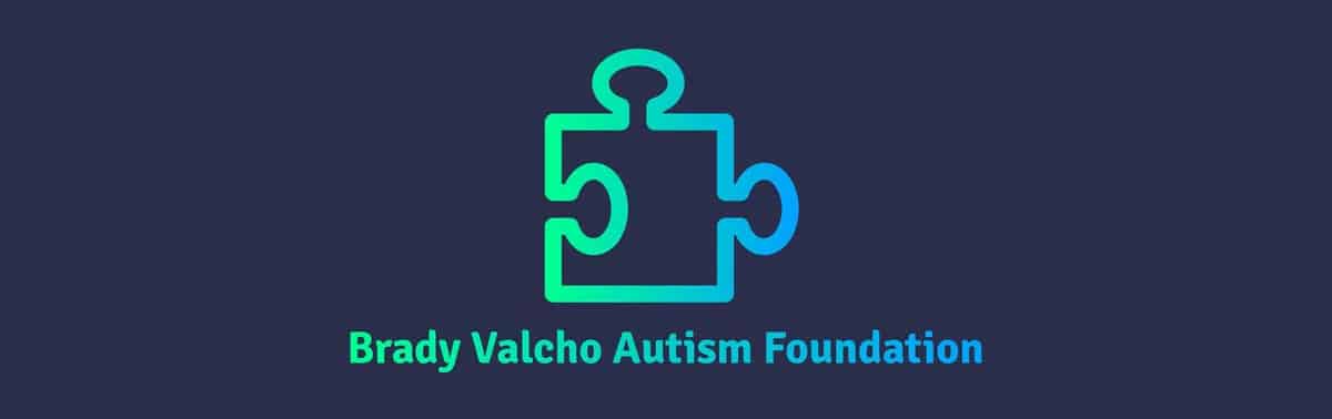 Logo for an autism community that supports families and connecting them with essential resources, Brady Valcho Autism Foundation