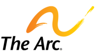 The Arc logo - orange swoop